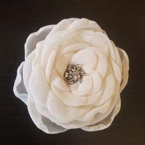 Chiffon flower hair clip